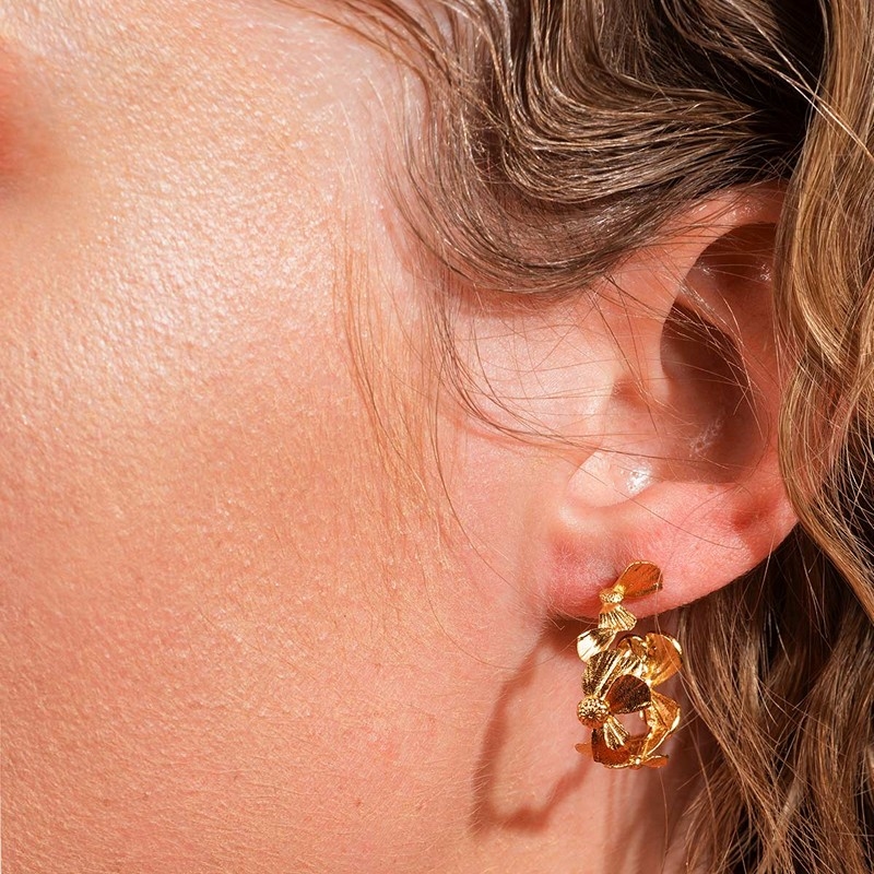 Wildflower Hoops fra House of Vincent VJ192-UEG 2